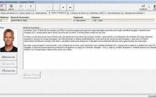 Ficha do funcionário